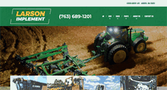 Desktop Screenshot of larsonimplements.com